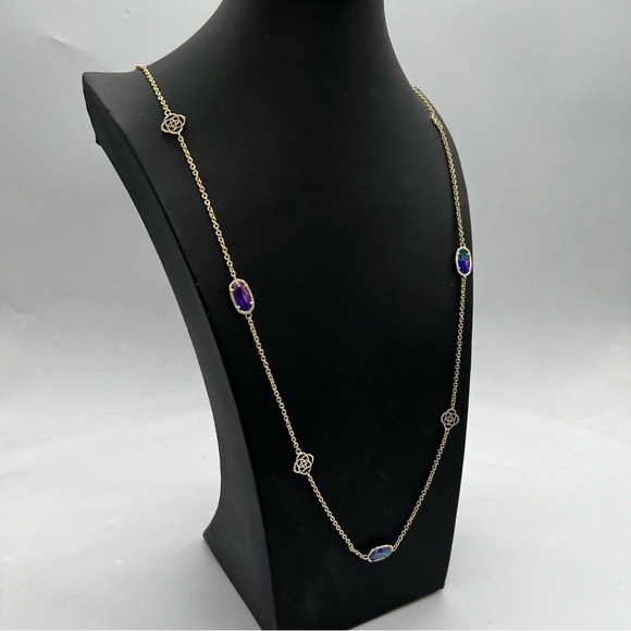 Kendra Scott Sonya Iridescent Long Necklace - Picture 2 of 7
